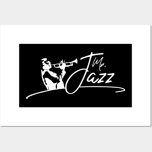 Mr. Jazz - Sketch Style Wall Art by jazzworldquest